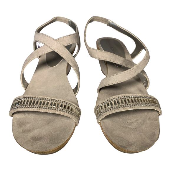 AK Ann Klein Sport Women's Jabari Slingback Wedge Sandal 9.5 - Picture 2 of 7